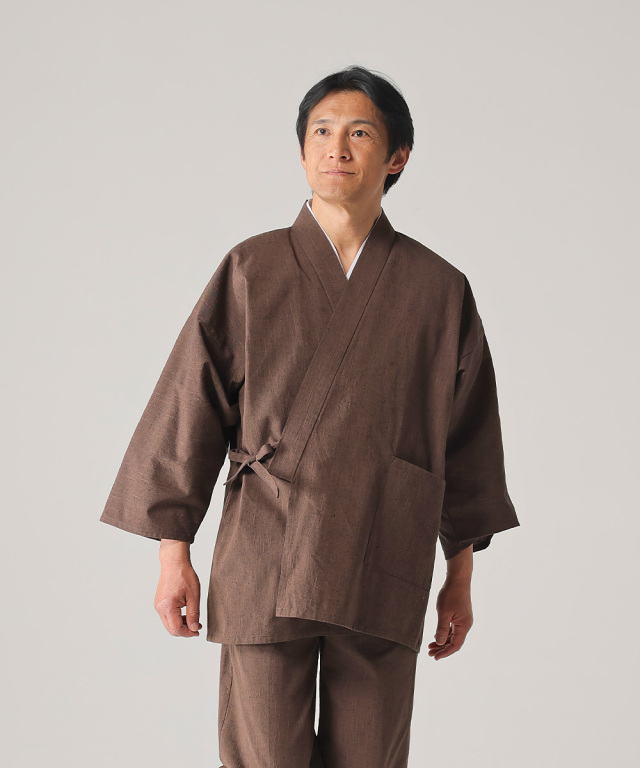 たてスラブ作務衣