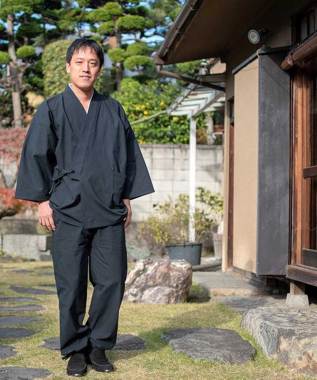 作務衣です。 ひめか 作務衣 メンズ 匠 さむえ 綿100％ 401001 M/L/LL : 作務