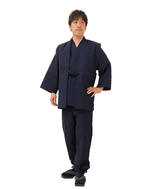 手紡ぎ風・遠州織羽織