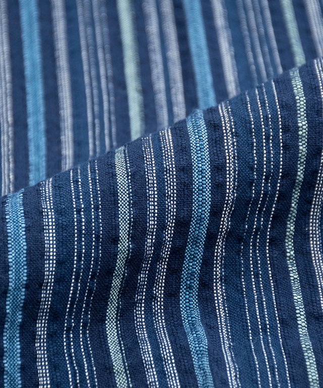 綿しじらデザイン作務衣