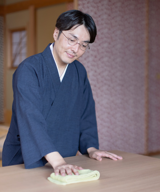 麻ライク作務衣