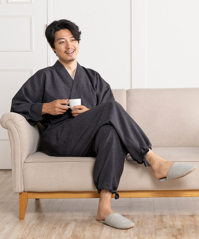 麻ライク作務衣