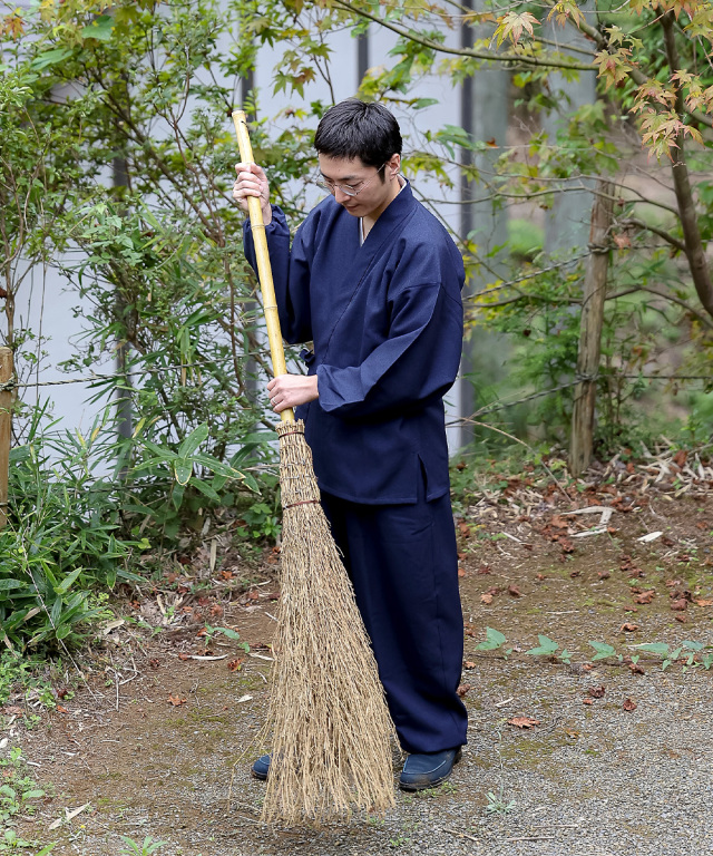 ウールライク・ストレッチ作務衣 ［聖］