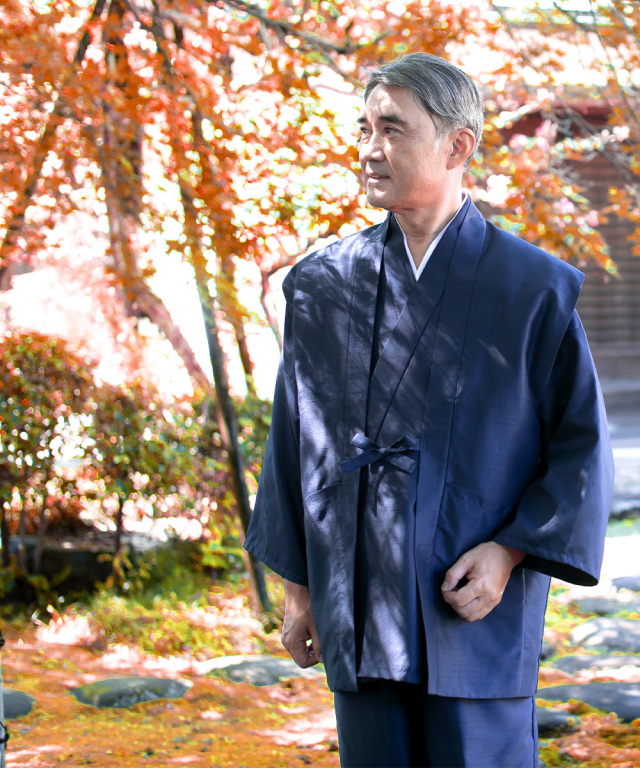 シルクライク羽織