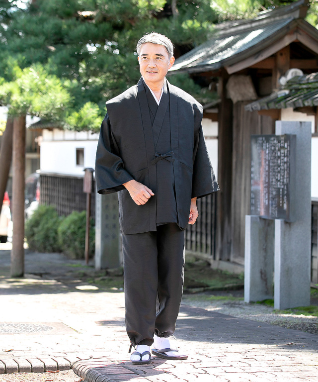 シルクライク羽織