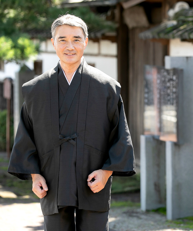 シルクライク羽織