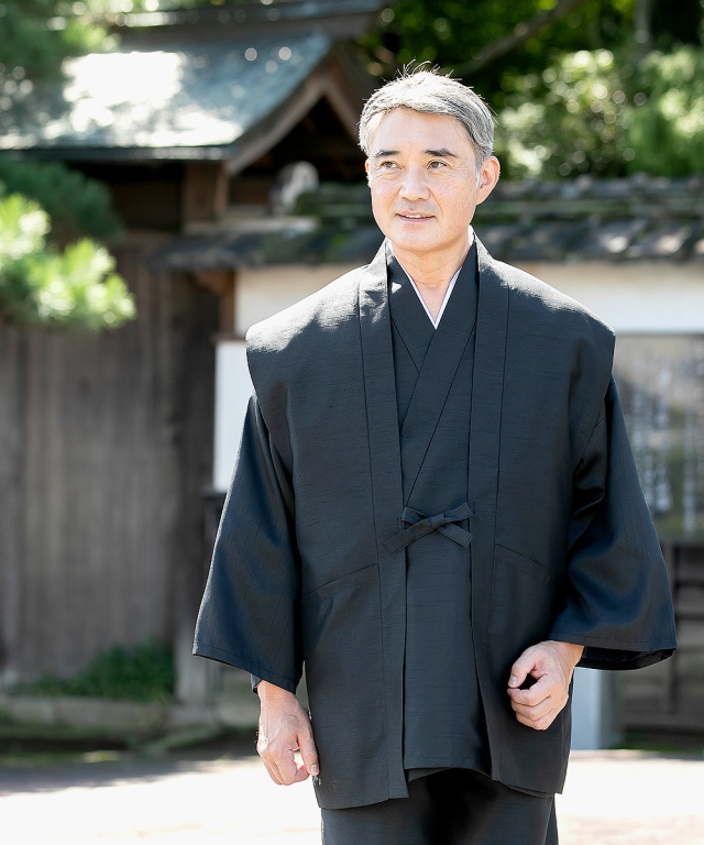 シルクライク羽織