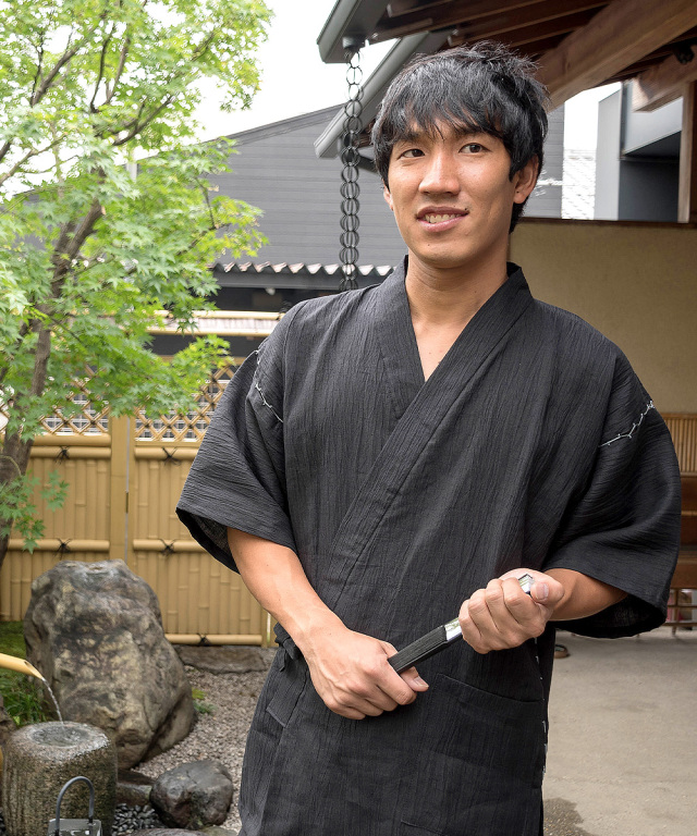 近江ちぢみ本麻甚平