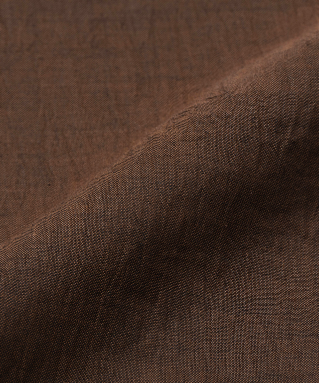 近江ちぢみ本麻甚平 No.7 茶 | 作務衣・甚平通販 和粋庵