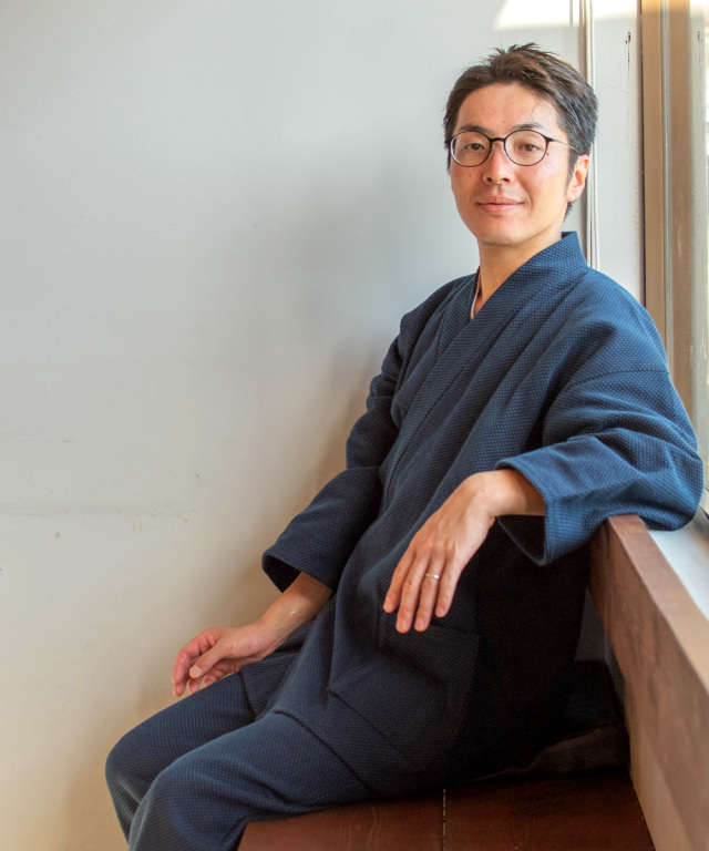 太刺子作務衣（ふとさしこさむえ） No.1 濃紺