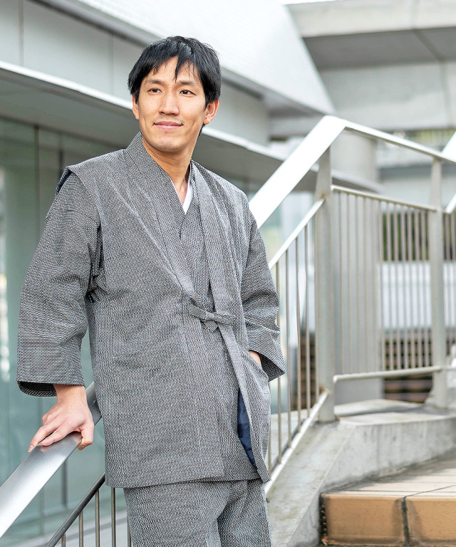 大柄ドビー羽織