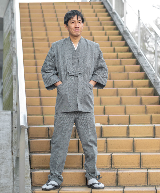 大柄ドビー羽織