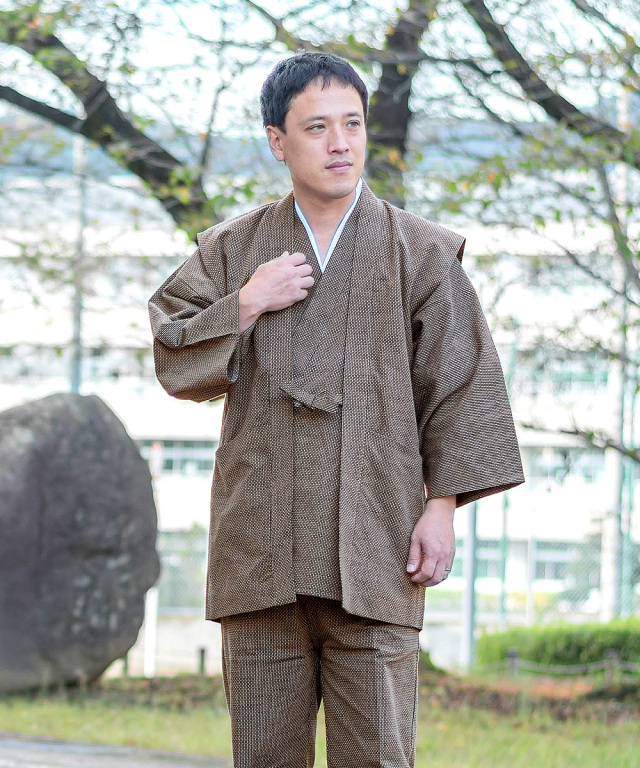 大柄ドビー羽織