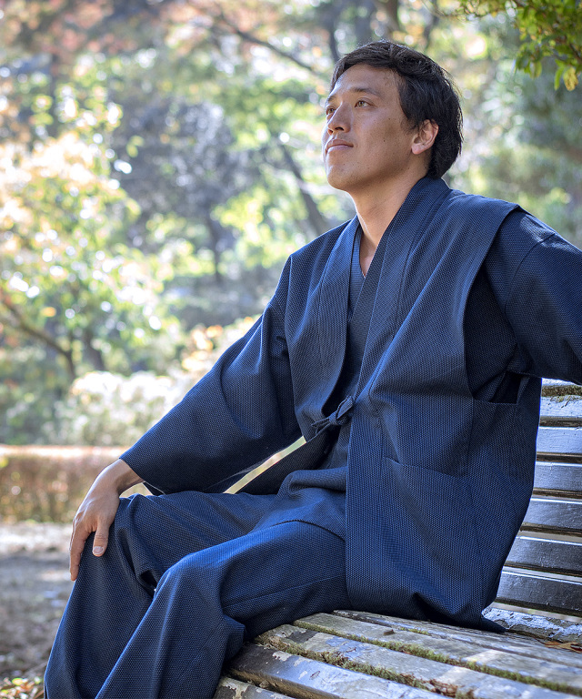 小柄ドビー羽織