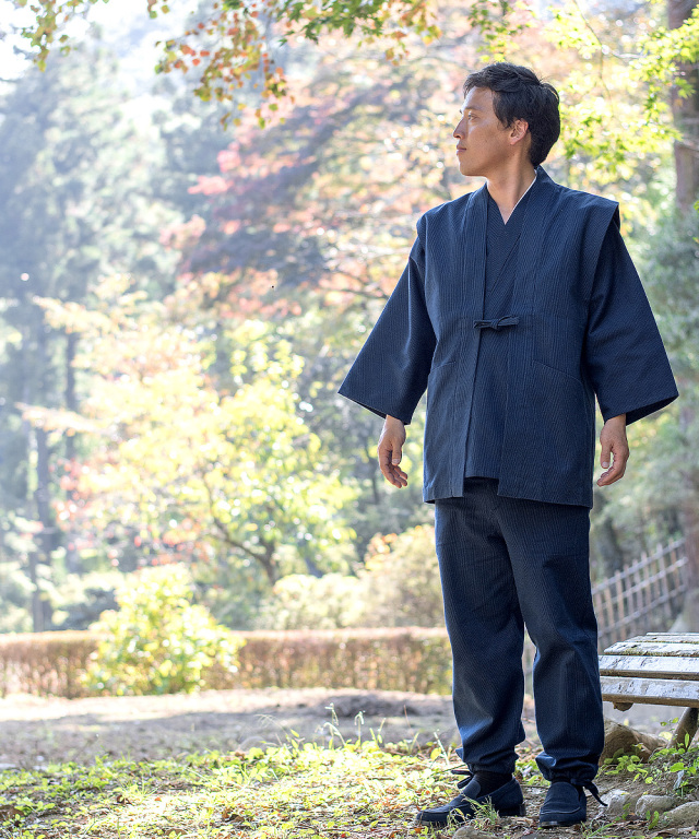 小柄ドビー羽織