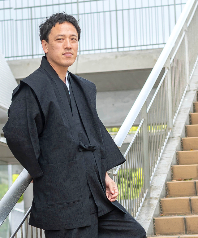 綿麻しじら羽織