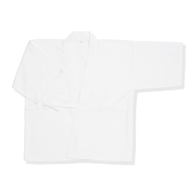 3095 掛衿付ネル作務衣下着 No.1 白 | 作務衣・甚平通販 和粋庵