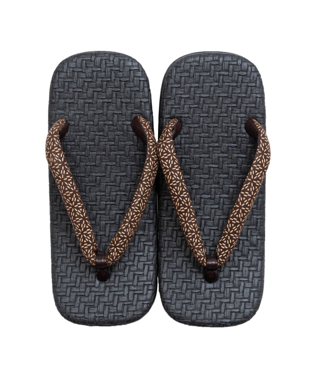 網代織風 印伝雪駄