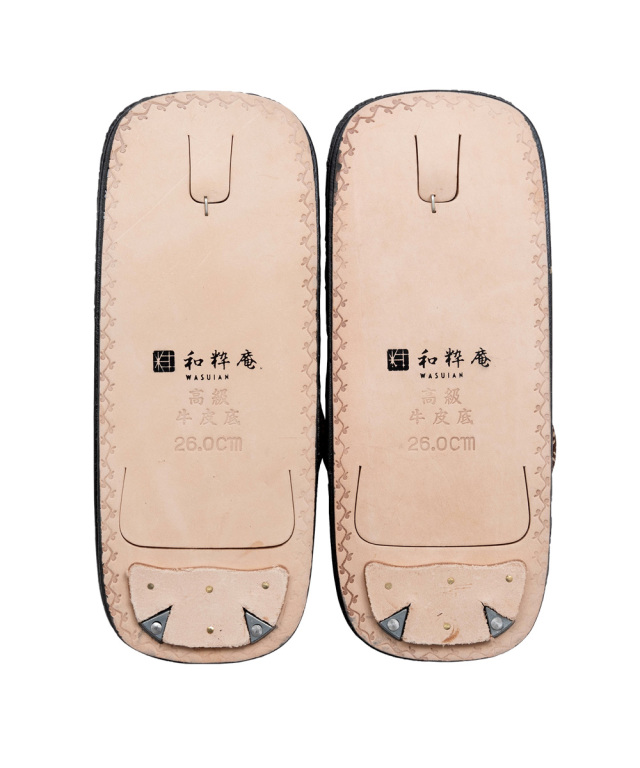 網代織風 印伝雪駄