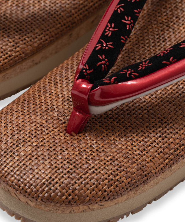 女性印伝調雪駄