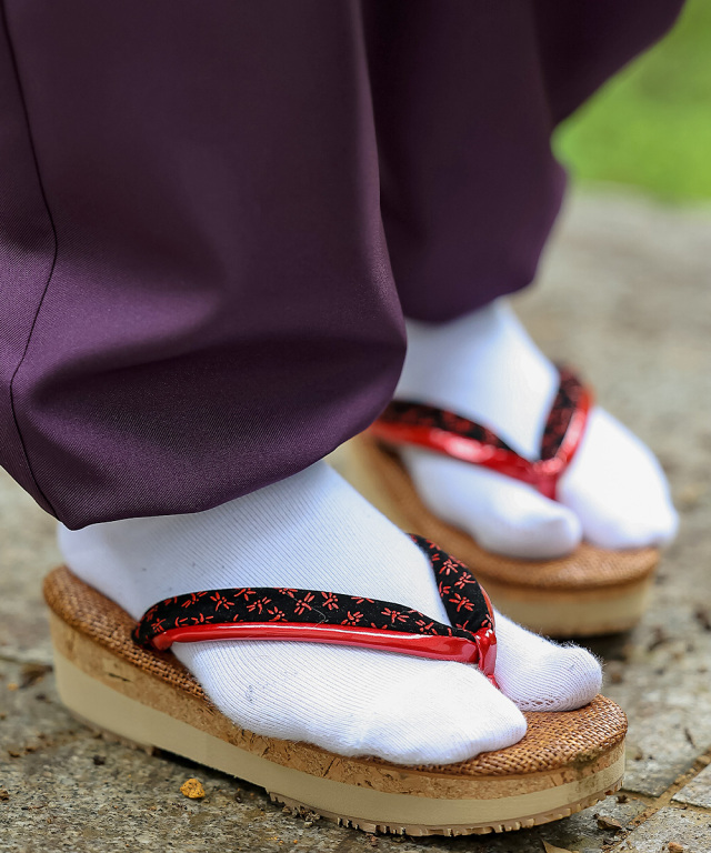 女性印伝調雪駄