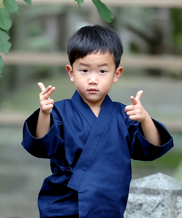 子供用綾織作務衣