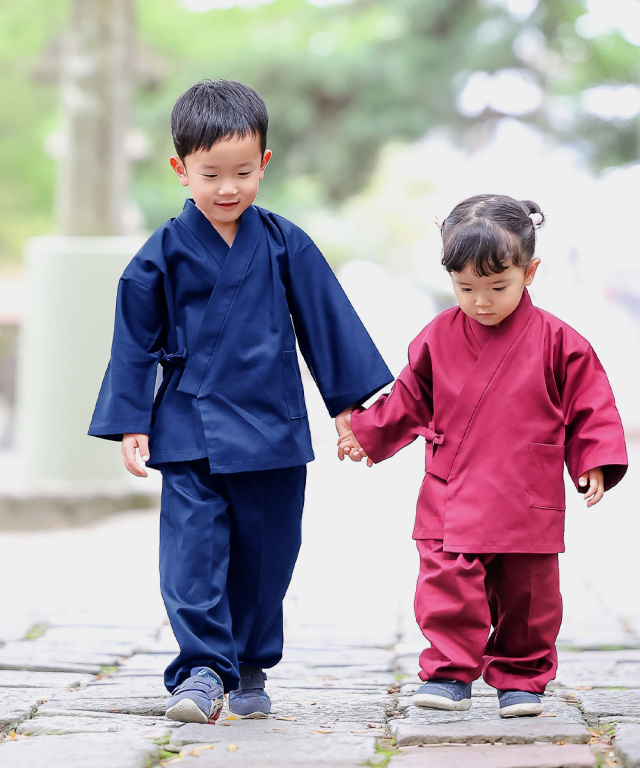 子供用綾織作務衣