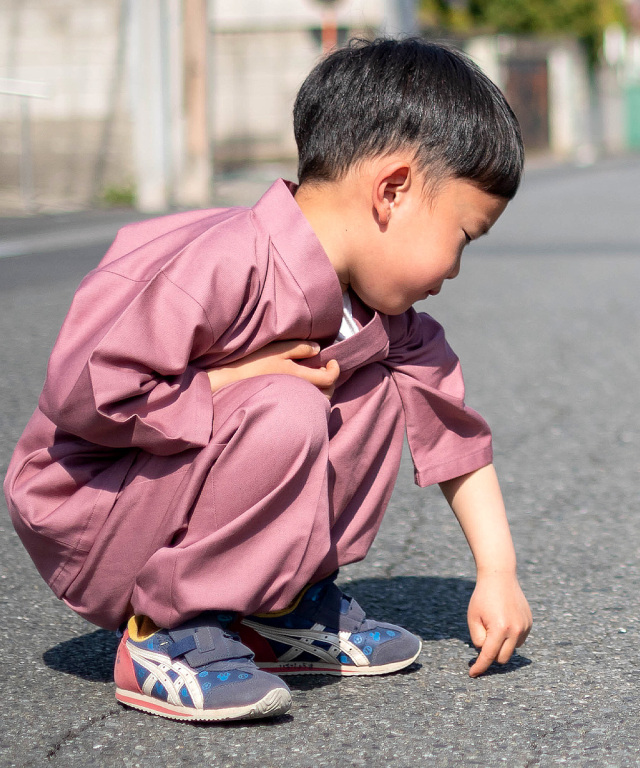 子供用綾織作務衣