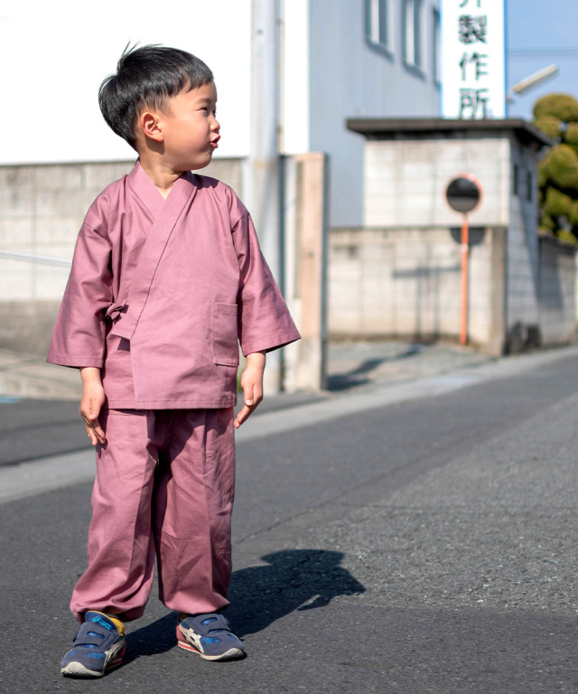 子供用綾織作務衣
