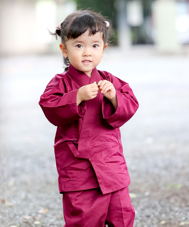 子供用綾織作務衣