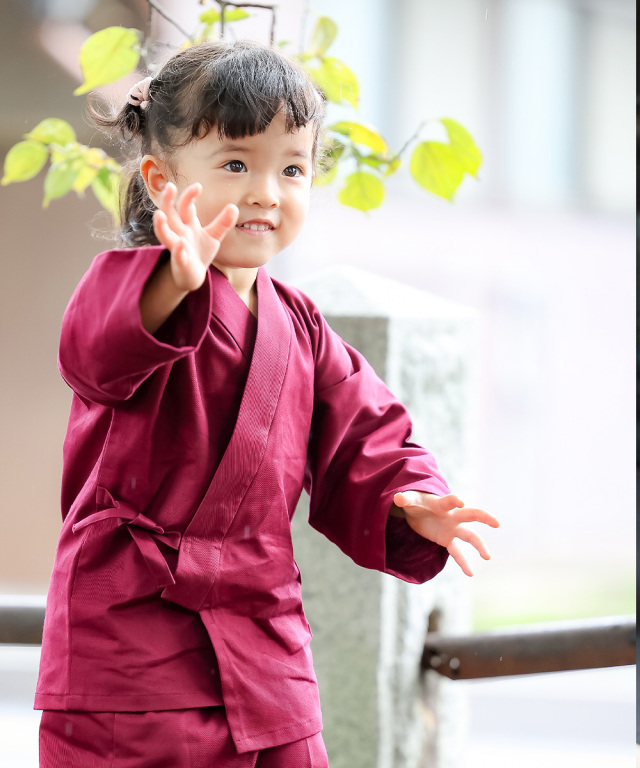 子供用綾織作務衣