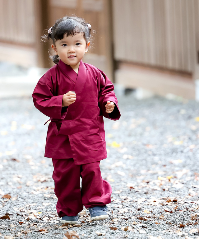 子供用綾織作務衣