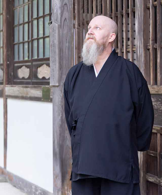 シャンブレー総裏作務衣