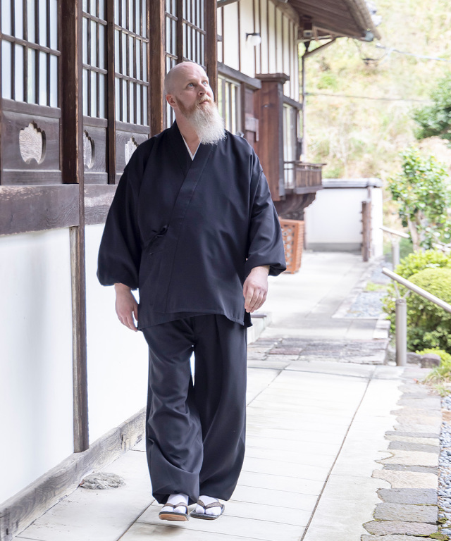 シャンブレー総裏作務衣