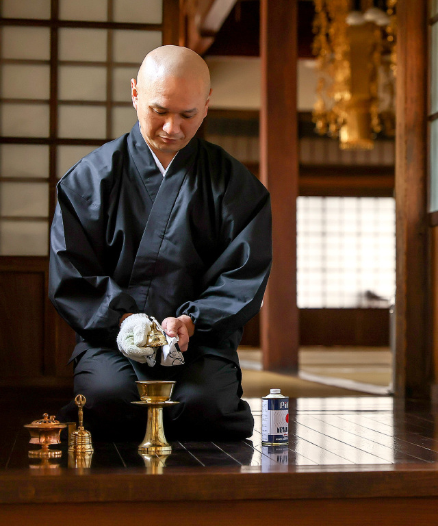 抗ウイルス・バーバリー織作務衣