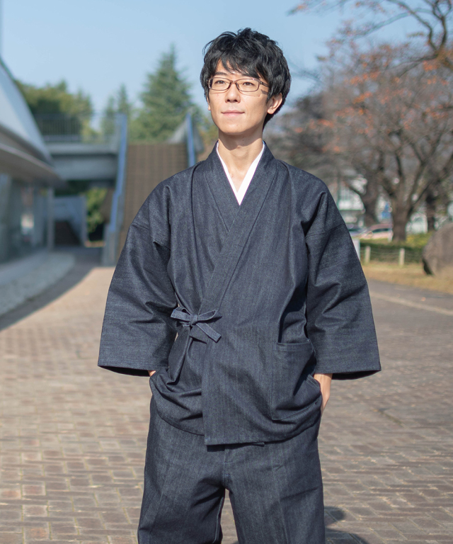 5083 カイハラデニム・11オンス作務衣 [改] No.1 濃紺