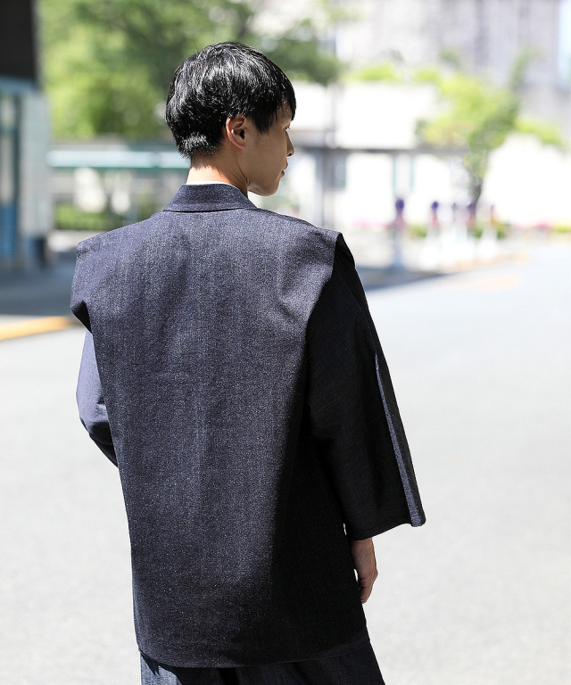 カイハラデニム11オンス羽織 | 作務衣・甚平通販 和粋庵