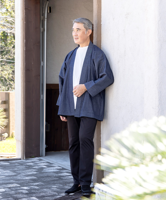 5110 カイハラデニム・ピマ綿ジャケット No.1 濃紺