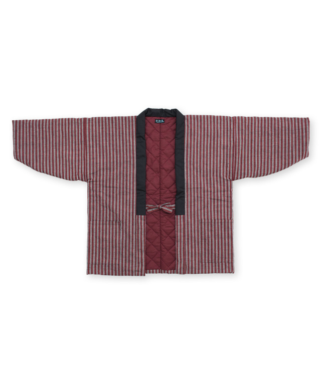 唐桟縞綿入袢天