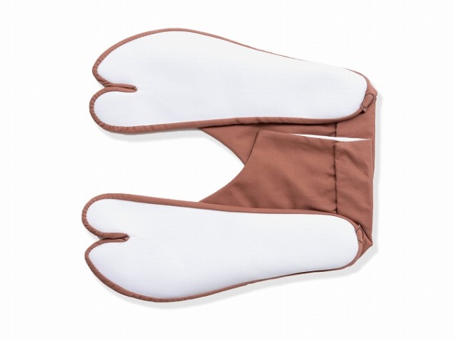 520209 色木綿足袋 4枚こはぜ 柿渋茶 | 作務衣・甚平通販 和粋庵