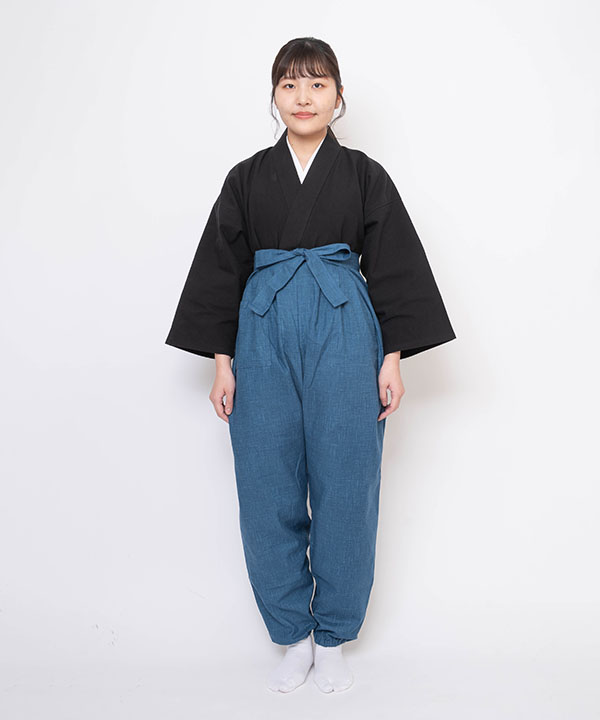 袴式 本もんぺ（ベージュ／縞） 古渡松ヶ枝屋-商品詳細：浅草中