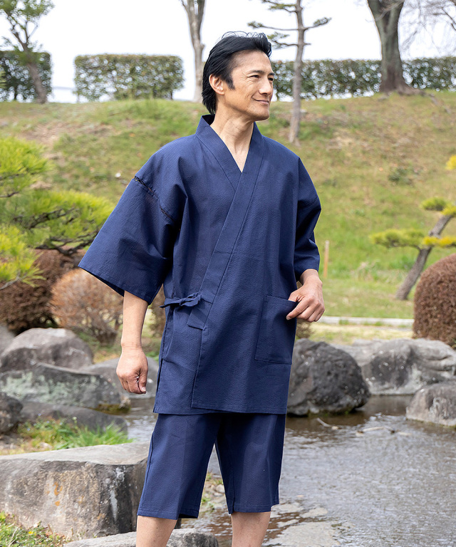 遠州織しじら甚平