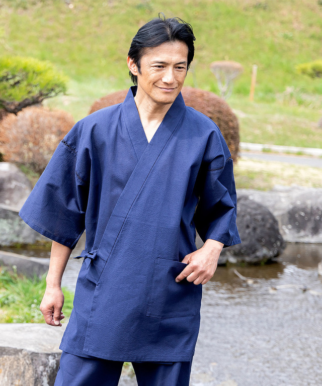 遠州織しじら甚平