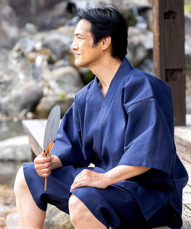 遠州織しじら甚平