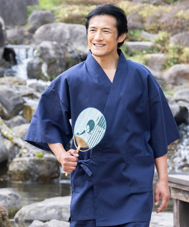 遠州織しじら甚平