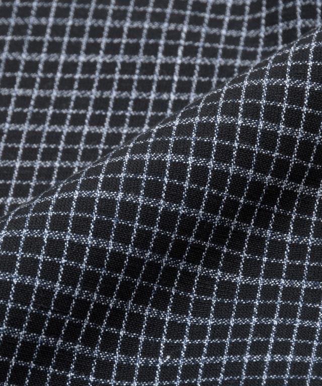 杢糸織デザイン作務衣