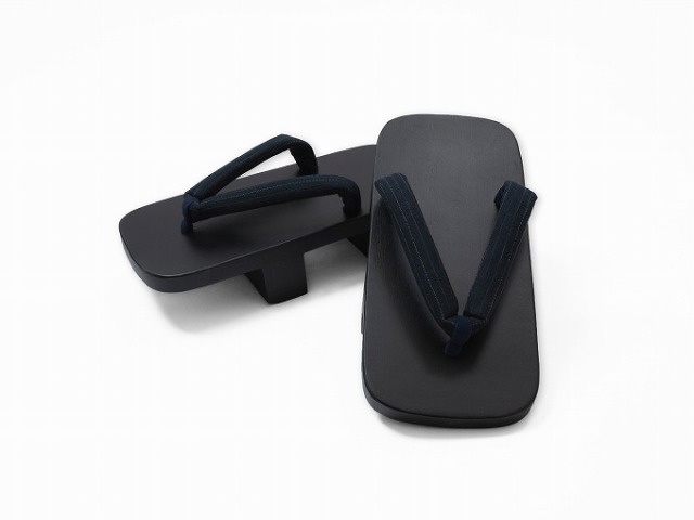 近江ちぢみ絣織鼻緒桐下駄