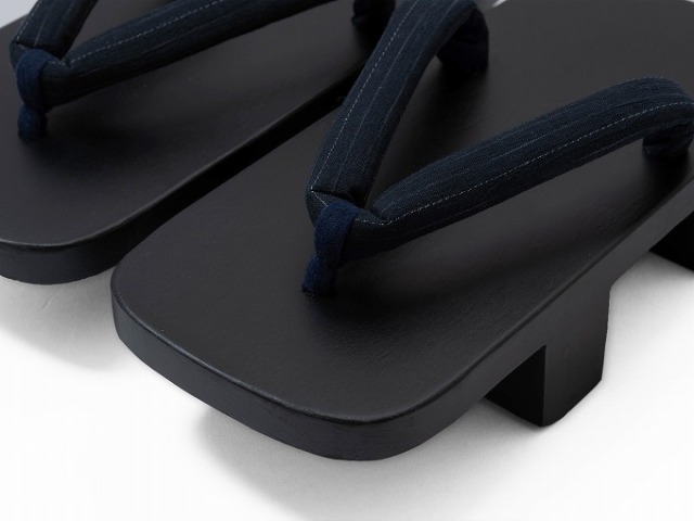 近江ちぢみ絣織鼻緒桐下駄