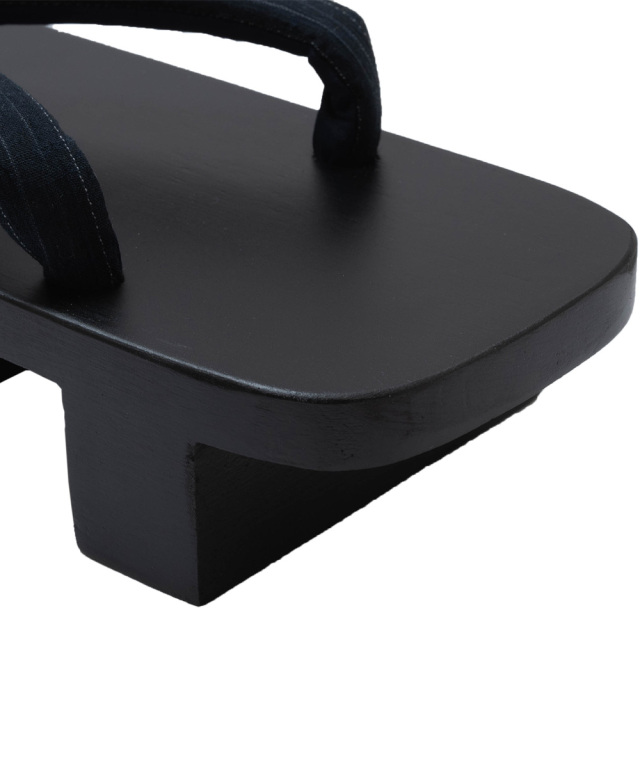 近江ちぢみ絣織鼻緒桐下駄