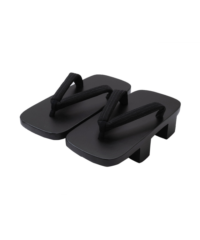 近江ちぢみ絣織鼻緒桐下駄